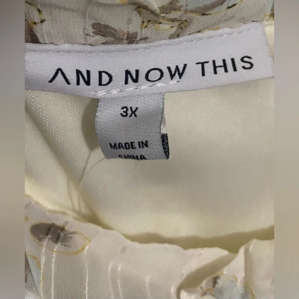 NWT.. WOMENS AND NOW THIS FLORAL RUFFLE DRESS - Picture 8 of 14